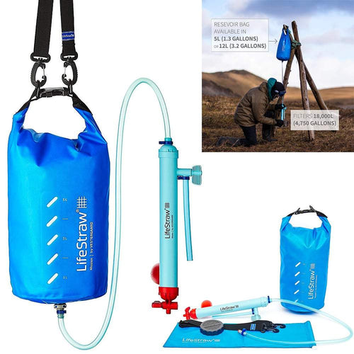 LifeStraw Mission Water Purification System - High-Volume Gravity-Fed Purifier