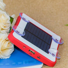 Portable Solar / USB 1,800mAH Power Bank with Window Suction Cups