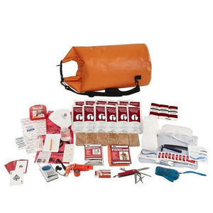 1 Person Deluxe 72-Hour Emergency Preparedness Survival Kit - Waterproof Dry Bag