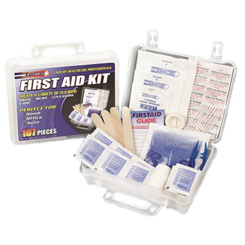 107 Piece Portable First Aid Kit