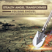 Stealth Transformer 15-in-1 Heavy-Duty Multi-Function Folding Shovel