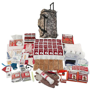 2 Person Elite 72-Hour Emergency Preparedness Survival Kit - Camo Wheel Bag