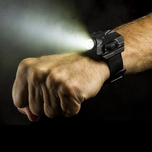 Super Bright LED 5-Mode Wrist Flashlight with Compass