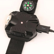 Super Bright LED 5-Mode Wrist Flashlight with Compass