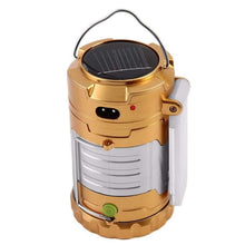 3-Mode Solar Rechargeable LED Lantern/Flashlight with USB Power Bank