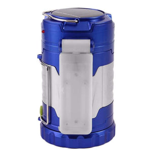 3-Mode Solar Rechargeable LED Lantern/Flashlight with USB Power Bank