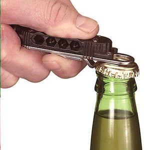 7-in-1 Multifunction Keychain Driver w/ Bottle Opener and Led