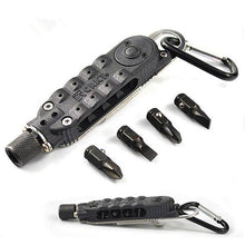 7-in-1 Multifunction Keychain Driver w/ Bottle Opener and Led