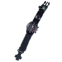 7-in-1 Survival Chrono Watch with Paracord Band