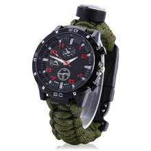 7-in-1 Survival Chrono Watch with Paracord Band