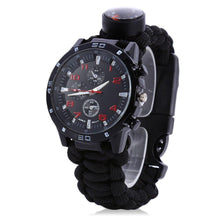 7-in-1 Survival Chrono Watch with Paracord Band