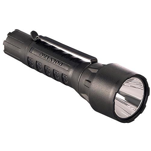 PolyTac Flashlight - Black, LED HP with Batteries