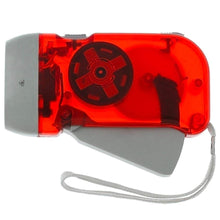 Manual Hand Crank/Squeeze 3-LED Emergency Flashlight