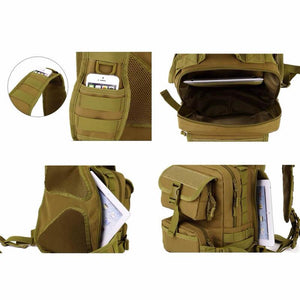 SA-X11 Military Style Outdoor Waterproof Shoulder Sling Backpack