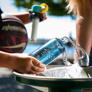 LifeStraw Play Kids Water Filter Bottle with 2-Stage Integrated Filter Straw