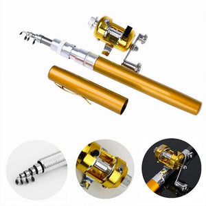 Mini Portable Pocket Pen Fishing Rod and Reel