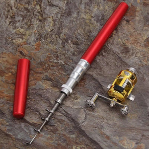 Mini Portable Pocket Pen Fishing Rod and Reel