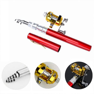 Mini Portable Pocket Pen Fishing Rod and Reel