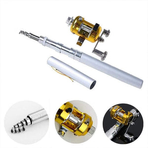 Mini Portable Pocket Pen Fishing Rod and Reel