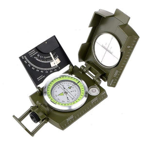 MLC2 Professional Military Lensatic Sighting Metal Compass with Inclinometer and Carrying Pouch