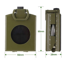 MLC2 Professional Military Lensatic Sighting Metal Compass with Inclinometer and Carrying Pouch