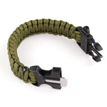 Paracord Bracelet 550lbs with Whistle & Fire Starter