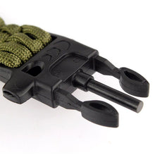 Paracord Bracelet 550lbs with Whistle & Fire Starter