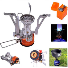 Ultralight Portable Outdoor Pot Pan & Stove Set with Piezo Ignition