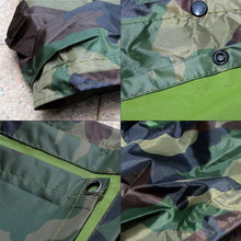 SA-RC1 Military Style Hooded Rain Poncho & Multi-Purpose Waterproof Shelter / Tent / Picnic Mat