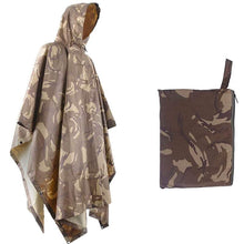 SA-RC1 Military Style Hooded Rain Poncho & Multi-Purpose Waterproof Shelter / Tent / Picnic Mat