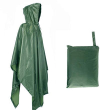 SA-RC1 Military Style Hooded Rain Poncho & Multi-Purpose Waterproof Shelter / Tent / Picnic Mat