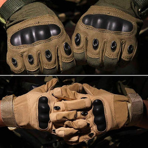 SA-TG1 Military Style Hard Knuckle Tactical Gloves (Full Finger)