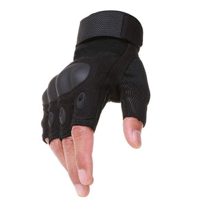 SA-TG2 Military Style Hard Knuckle Tactical Gloves (Half Finger)