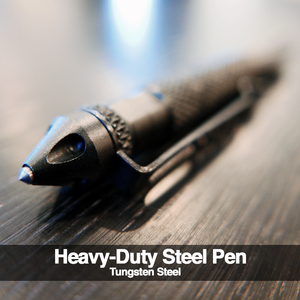 Heavy-Duty Tactical Pen w/ Carbide Tip