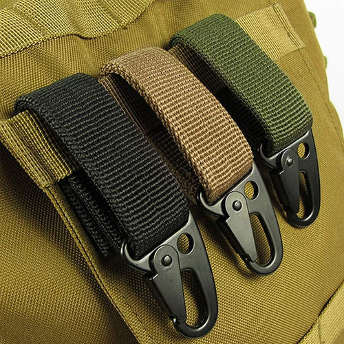 Tactical Nylon EDC Belt / Molle Utility Hanger Clip